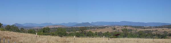 Rosevale - Panoramic View Toward Escarpment from Scenic Spot